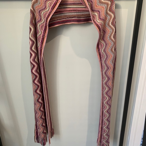 Missoni Foulard zigzag reversible print scarf - Picture 4 of 6